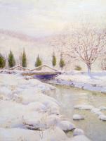 Walter Launt Palmer - Palmer Walter Launt The Bridge Winter